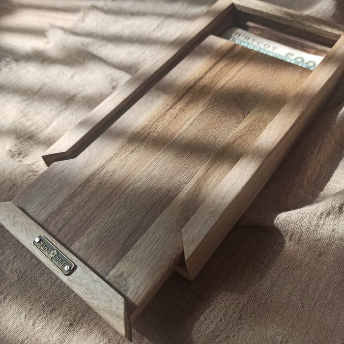 Шкатулка (футляр) дерев'яна для подарунку грошей