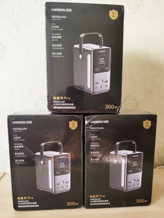 Ugreen 48000Мач 300Вт PB770 Lifepo4 для ноутбука iphone роутера