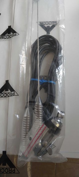 3 Antenas 1/4 Onda Procom ML 1-ZP4RK Banda 80MHz com suporte e cabo64584476843267120