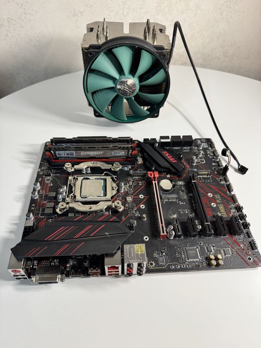 Комплект MSI Z390 (s1151) + Intel i5-9600KF + 16GB DDR4 3200 + кулер