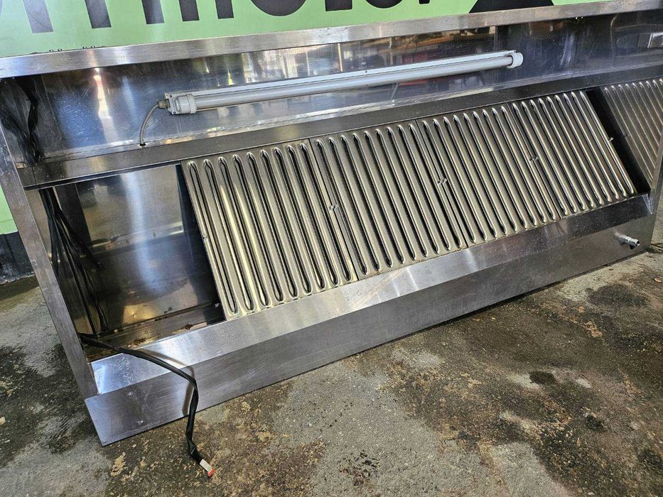 Hotte em inox com motor