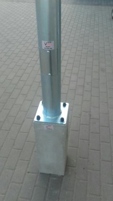 Słupy metalowe ocynkowane