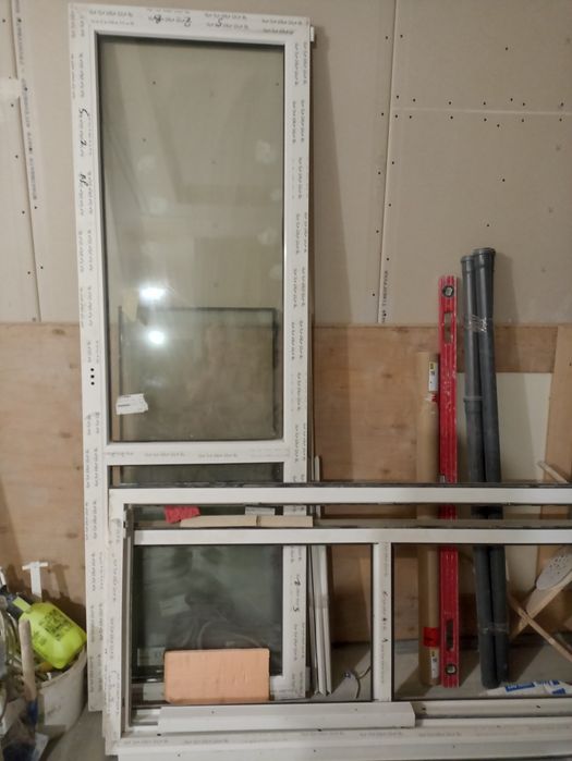 Балконный блок  Rehau ламинированный  с новостроя