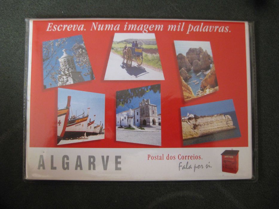 Coleção de Conjuntos de Postais Ilustrados CTT de cidades