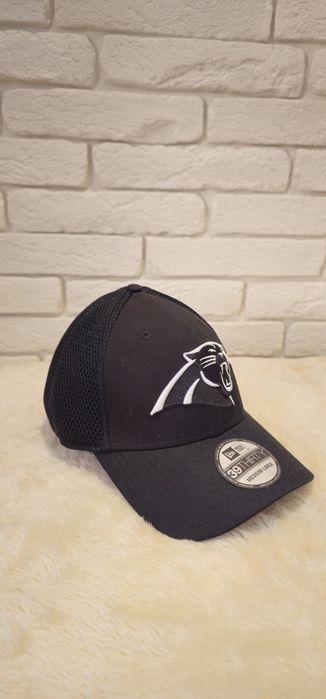 Кепка New Era Black Carolina Panthers Main Neo 39THIRTY Flex Hat