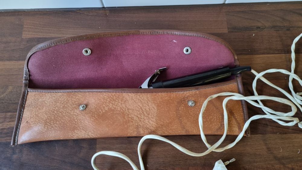 Stara Lokówka elektryczna + pokrowiec z PRL sprawna Vintage