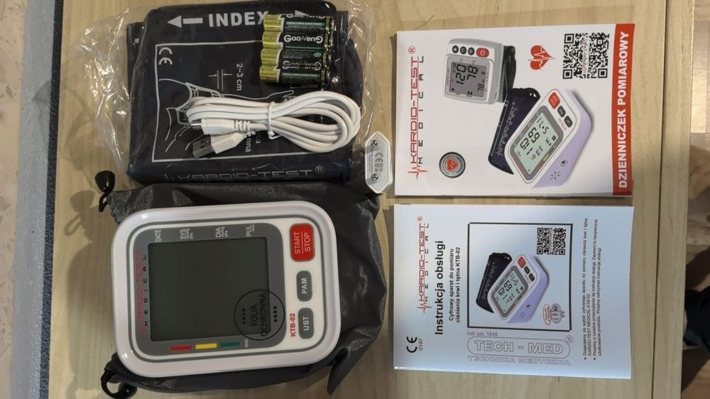 Cisnieniomierz naramienny. Nowy. KTB-02