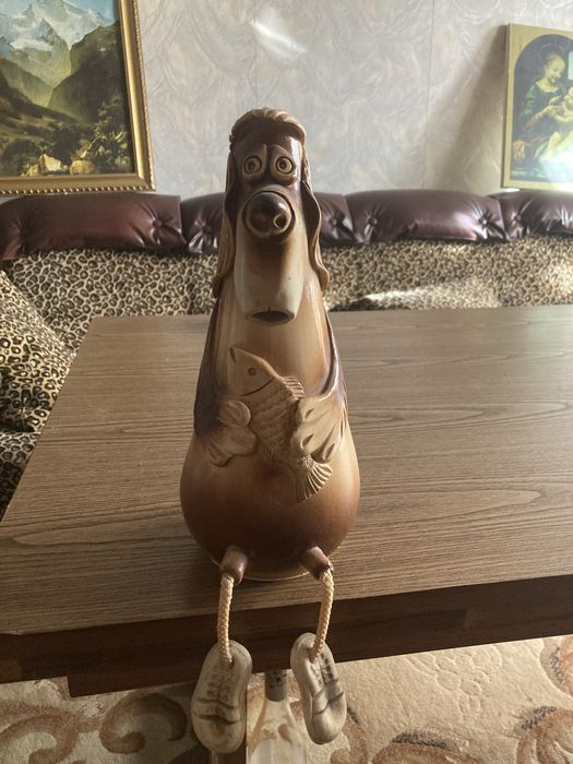 Керамическая копилка « собака»