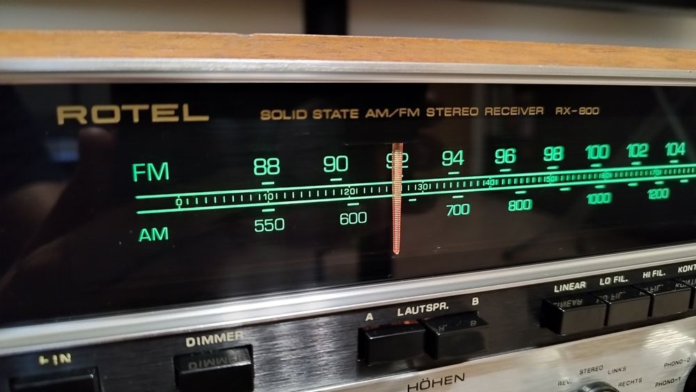 Amplituner Rotel RX-800 – klasyczny vintage po dużym serwisie

Na sprz