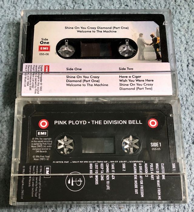 Аудиокассеты Pink Floyd