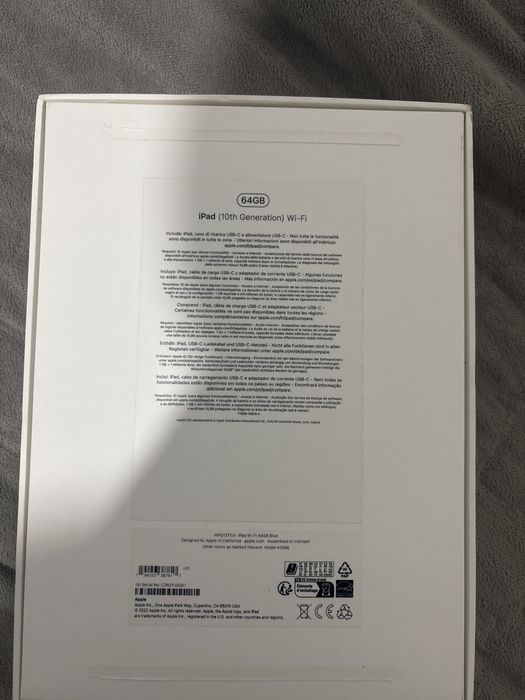 IPad 10.ª Geração (Wi-fi) 64GB