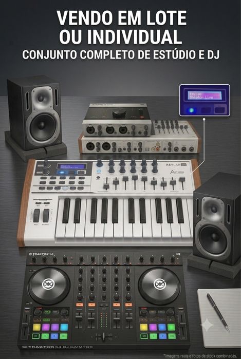 Equipamento DJ estudio