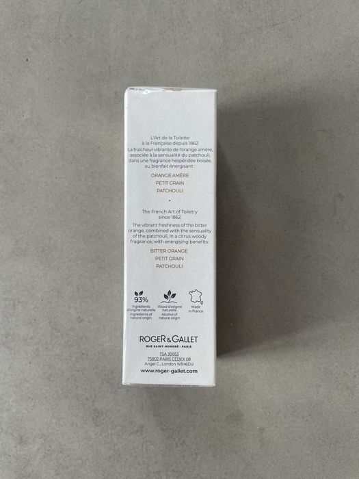 Perfume Roger & Gallet Bois D’Orange