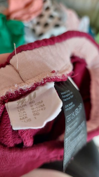 Spodnie spodenki H&M 80