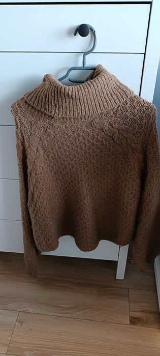 Sweter golf ciepły rozmiar M