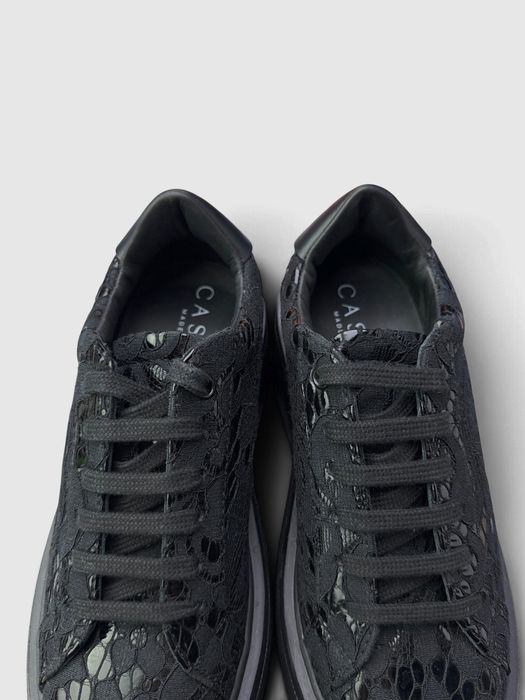 Buty Sportowe Casadei Platform Sneakers Czarny Rozmiar 37