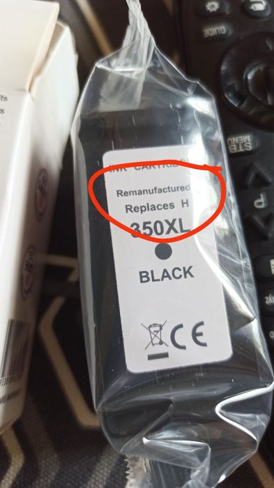 Tinteiro Remanufaturado HP 350XL e 351XL original
