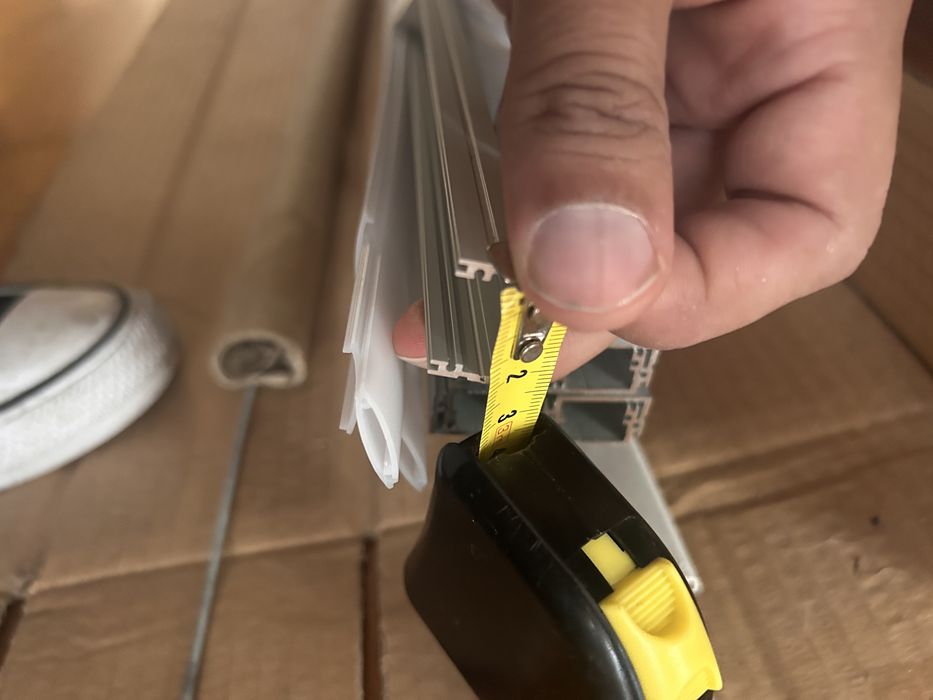 calha para LED de superfície com difusor - 20x10mm