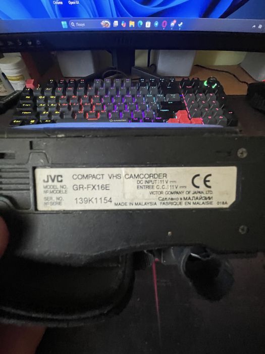 Jvc  gr fx 16e камера