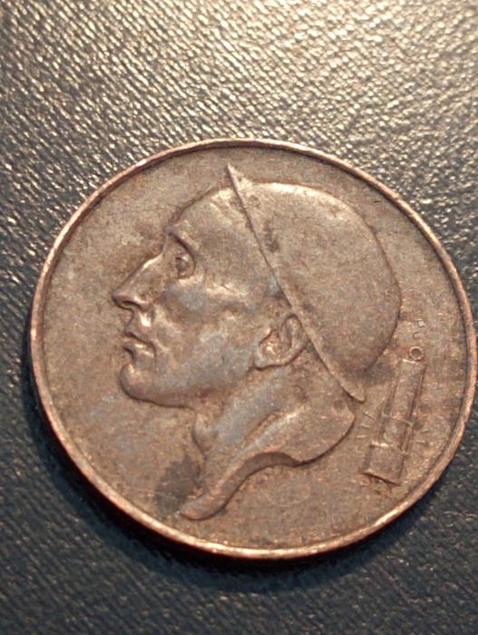 50 centimes belga "BELGIË"	Belgica	1952	 - Bronze - Bela