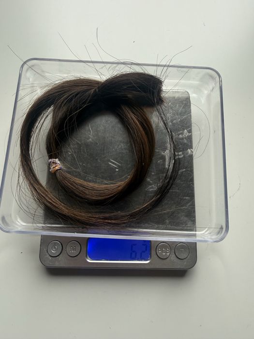 Wlosy naturalne słowiańskie brązowe