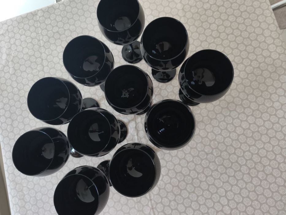 11 copos pretos para Gin ou outras bebidas