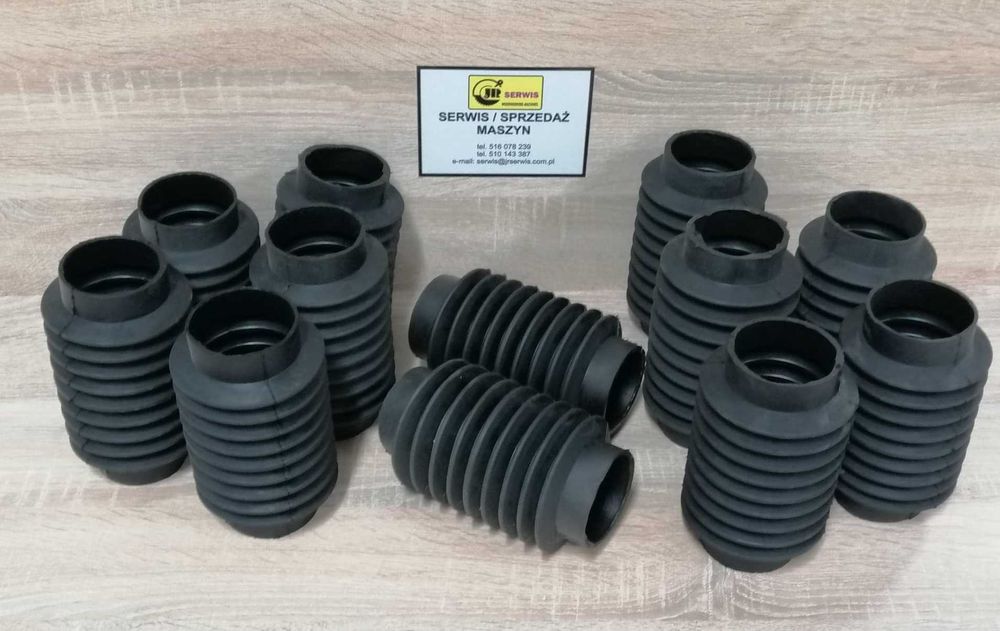 JAROMA rolki, gumy, zębatki DYRA 40/60, DSND 63, DSBA 40