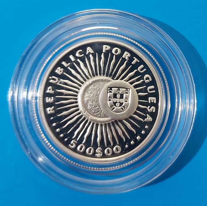 500$00 de 1997, lll Centenário morte Padre António Vieira Prata proof