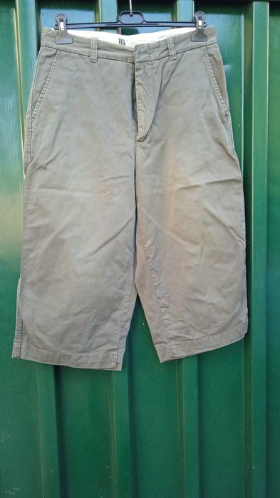GAP Khakis spodnie zielone 3/4 32 bawełna 100%