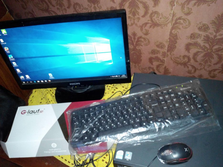 Lenovo пк+philips 19"монитор