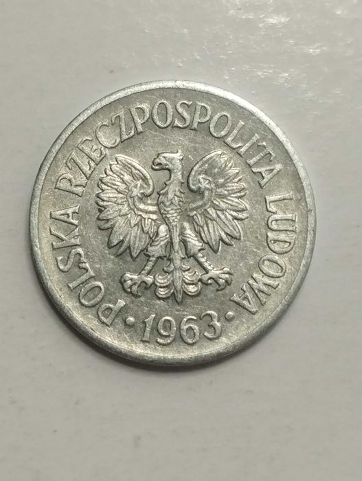 Sprzedam monetę Polska 10 groszy 1963r. - Rzadka - stan bardzo dobry