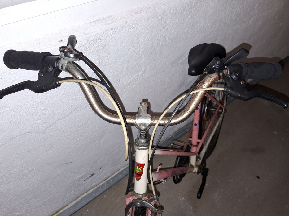 Bicicleta clássica Esmaltina para restauro