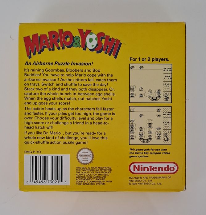 Mario & Yoshi Game Boy (CIB)64170815817474122