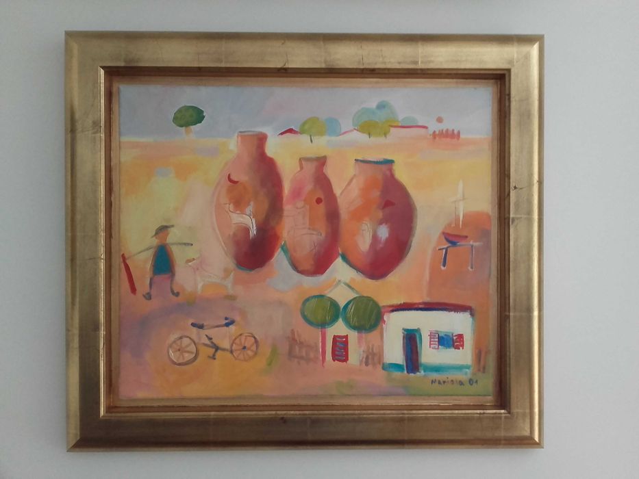 Mariola Landowska - Pintura Original Sobre Tela, Com Certificado