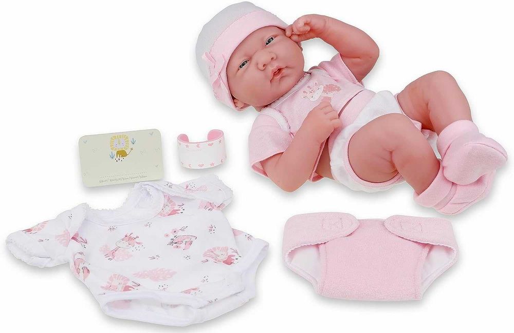 Подарунковий набір Layette Baby Doll з 8 предметів JC Toys,Berenguer