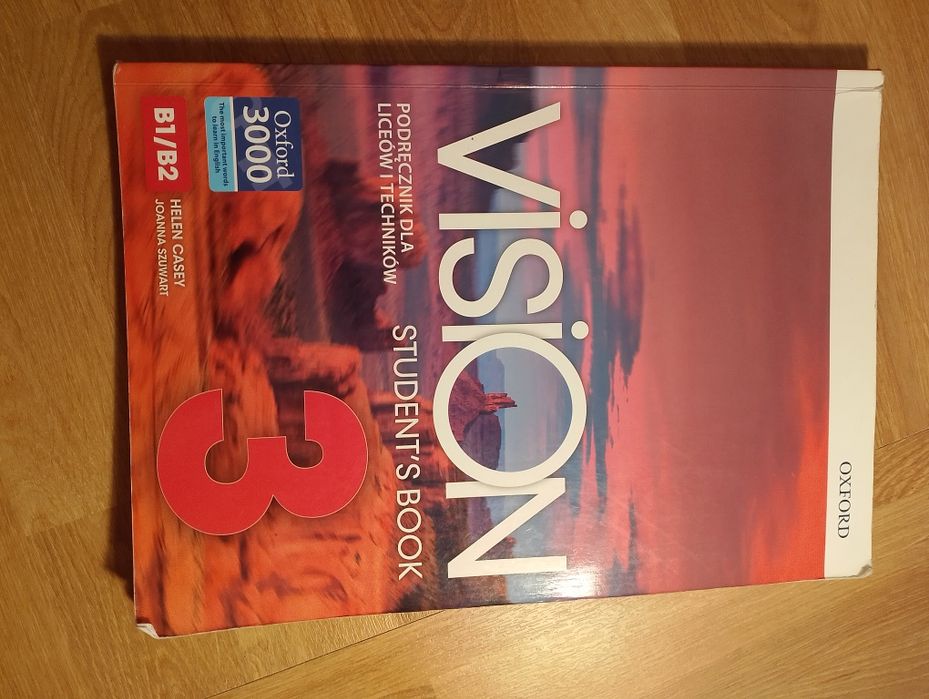 Zestaw książek do angielskiego Vision dla klasy 3 technikum/liceum
