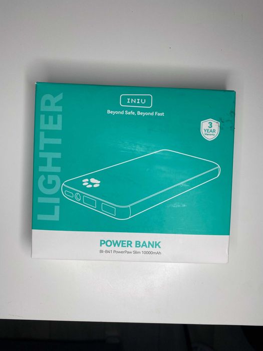 PowerBank INIU BI-B41 PowerPaw Slim | 10 000mAh | Czerwony