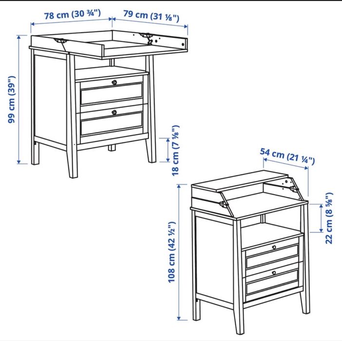 Trocador/Comoda Ikea SUNDVIK