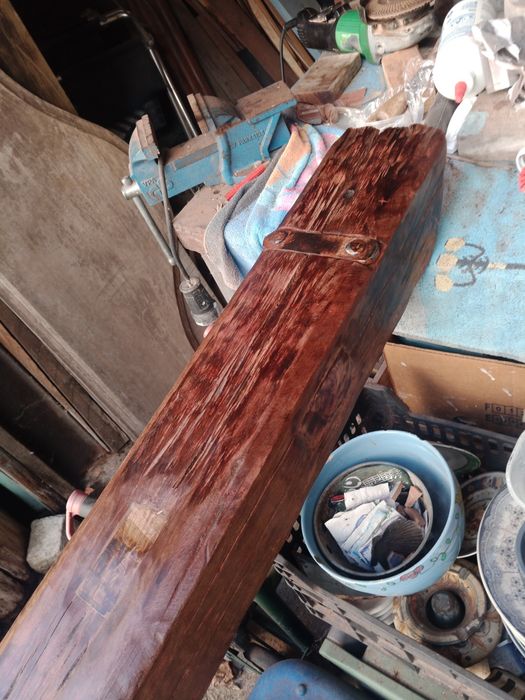 VIGA madeira nobre para decoração, topo de lareira ...