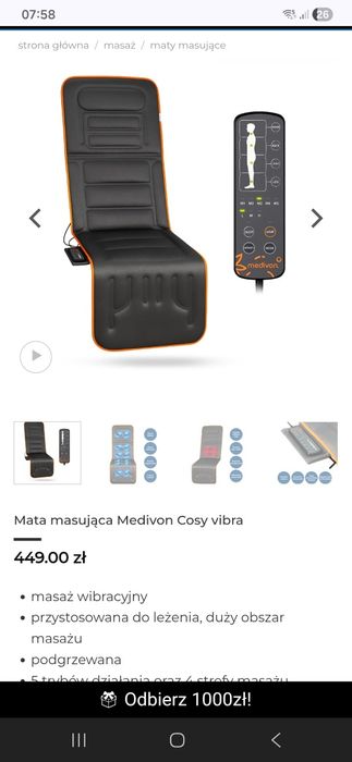 Masażer Medivon Nowy