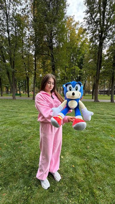 М'яка іграшка Сонік (Sonic) 60 см Нова / Виробництво Україна