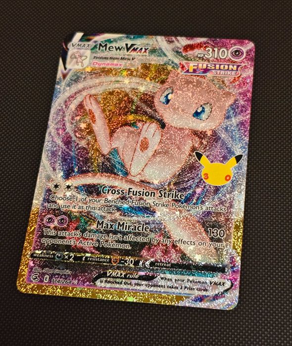 Mew Vmax Pokemon 30th Celebration