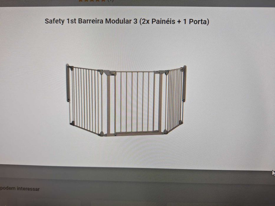 Barreira modelar para bebés ou animais