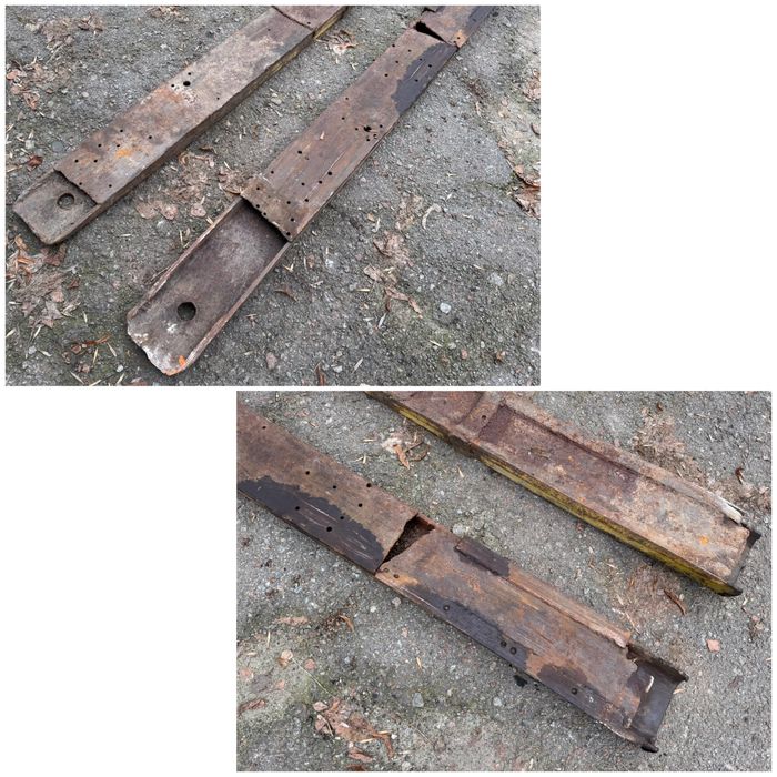 Удлинители вил на вилочный погрузчик 40814/40816 + такелажные цепи