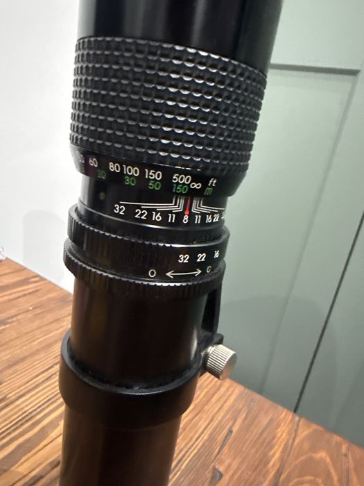 Obiektyw tokina 500mm i akxesoria go pro
