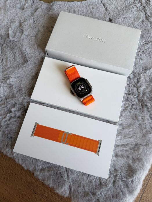 Idealny Apple Watch Ultra 49 mm Titanium CELLULAR GPS PERFEKCYJNY!