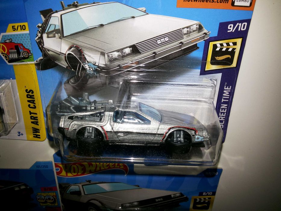 Hot Wheels - Kitt - Knight Rider e Delorean Time Machine
