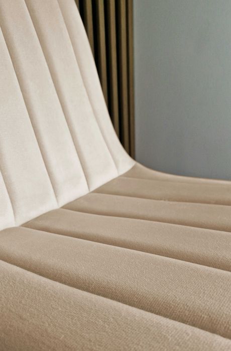 Welurowe krzesło tapicerowane do salonu i jadalni. Nowe. Wysyłka 24h