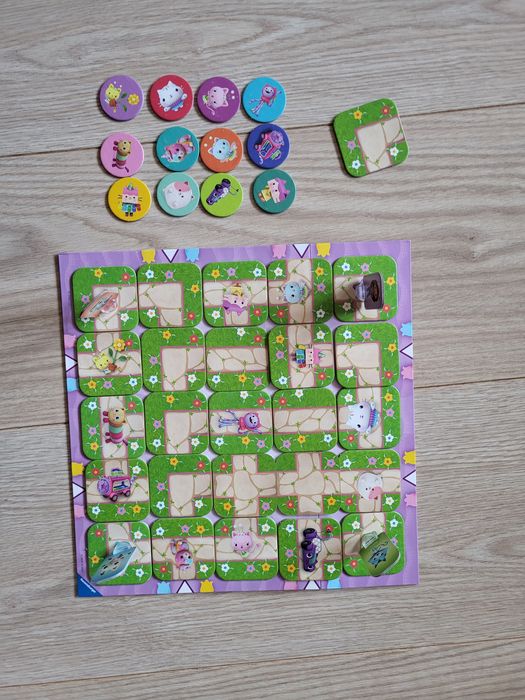 Labirynt koci domek gabi, gra planszowa