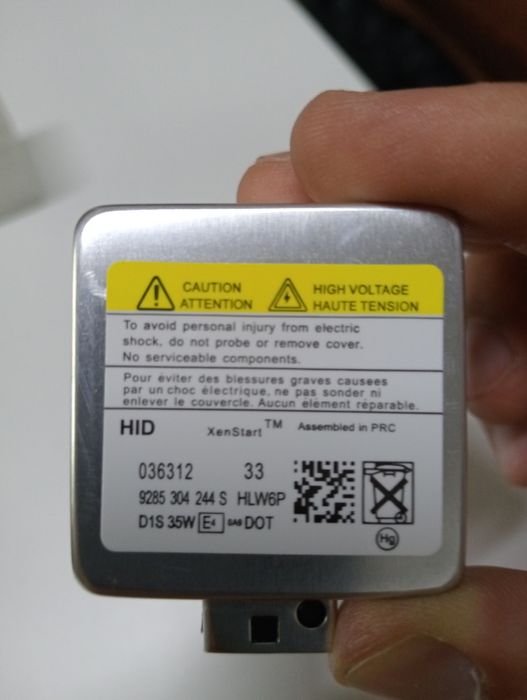 Lâmpada xénon D1S 6000K